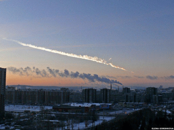 Meteorite hits central Russia in Pictures